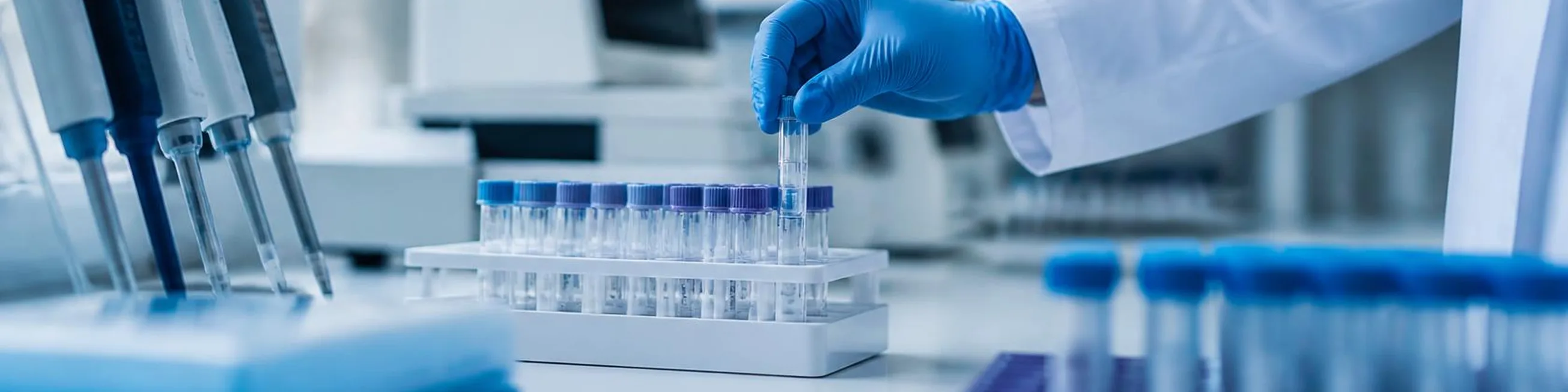 Anaqueles del almacén de NORLAB con cajas de producto ordenadas