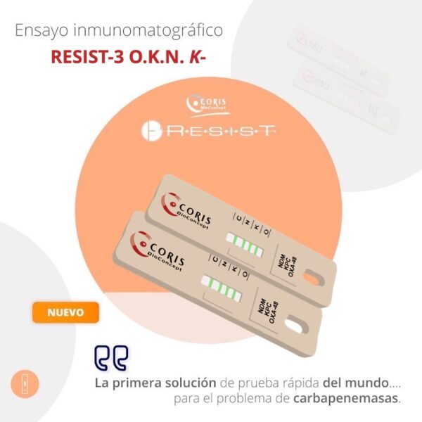 Prueba de Carbapenemasas – Resistencia antibióticos O.K.N. RESIST-3 – CORIS - Imagen 4