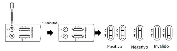 Vibrio cholerae Combo Rapid Test Cassette Cólera - Imagen 5